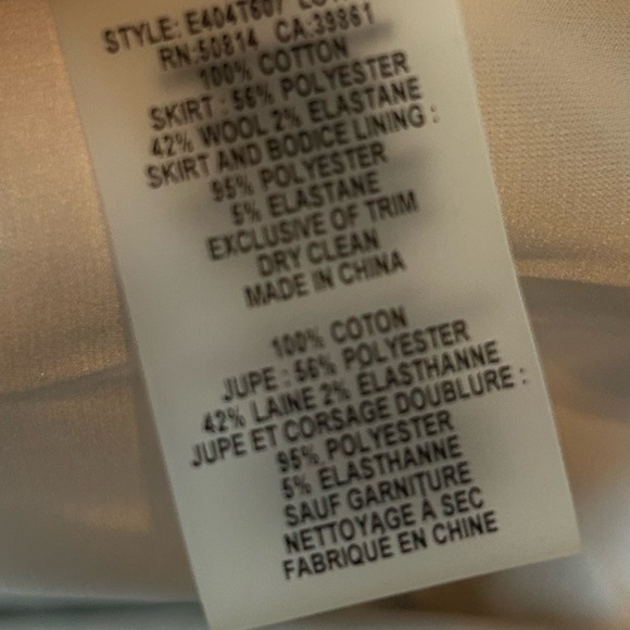 NWT Elie Tahari Dress (size 14) - Picture 9 of 10